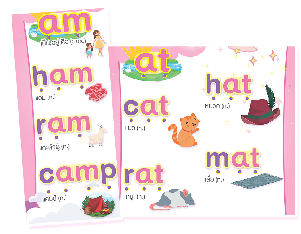 1234 phonics word book PhonicsTeachingSteps PhonicsSteps PhonicsTeaching โฟนิกส์ Phonics JollyPhonics